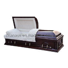 US Style Solid Cherry Wood Casket (6050502)